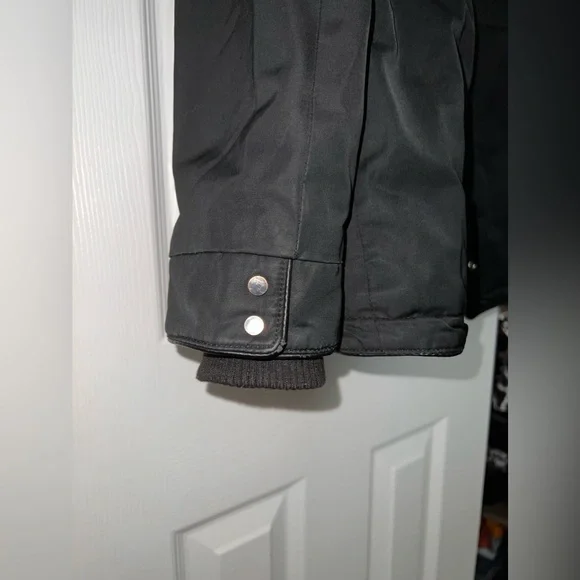 Zara Black Removable Hoodie Winter Jacket Coat, Size S - Picture 4 of 6